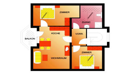Skizze Appartement 3